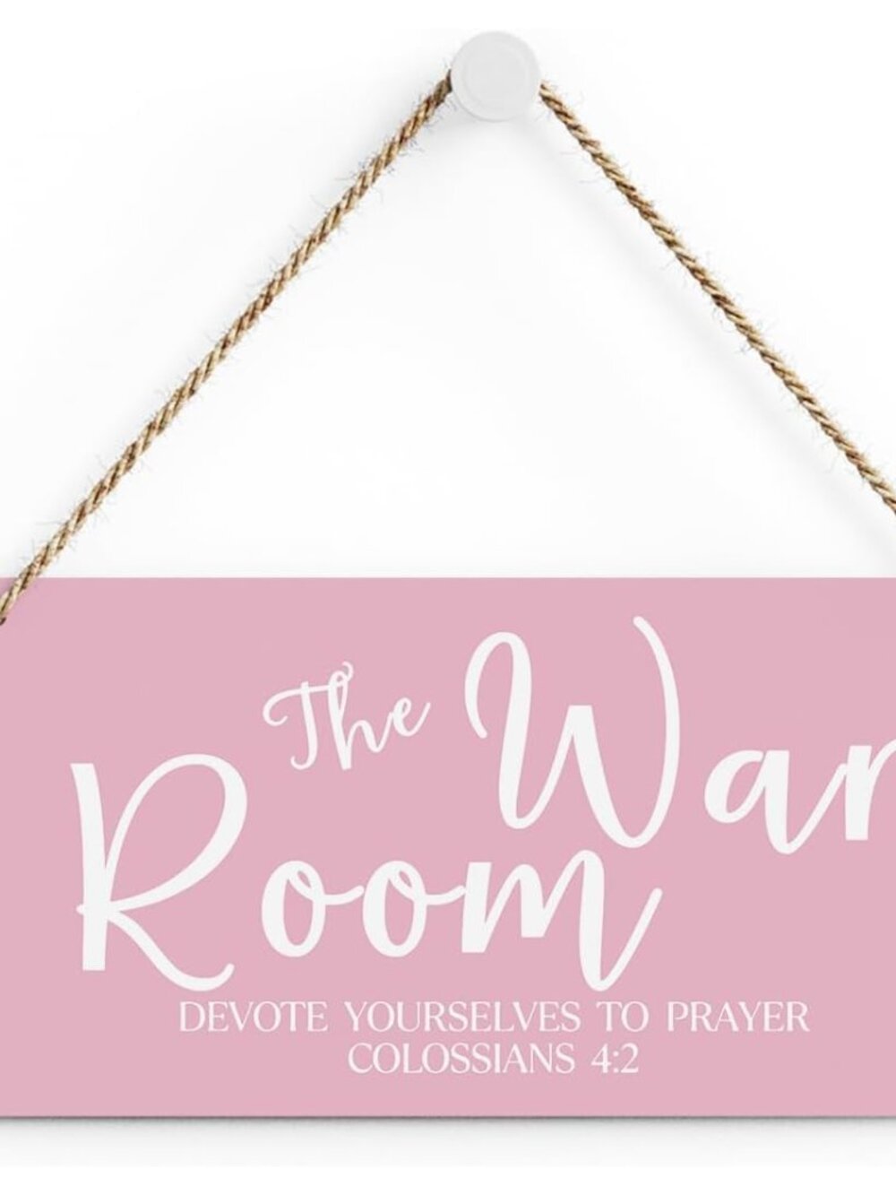 Pink Decor Rustic War Room Decor Christian Decoration Wooden Wall Sign